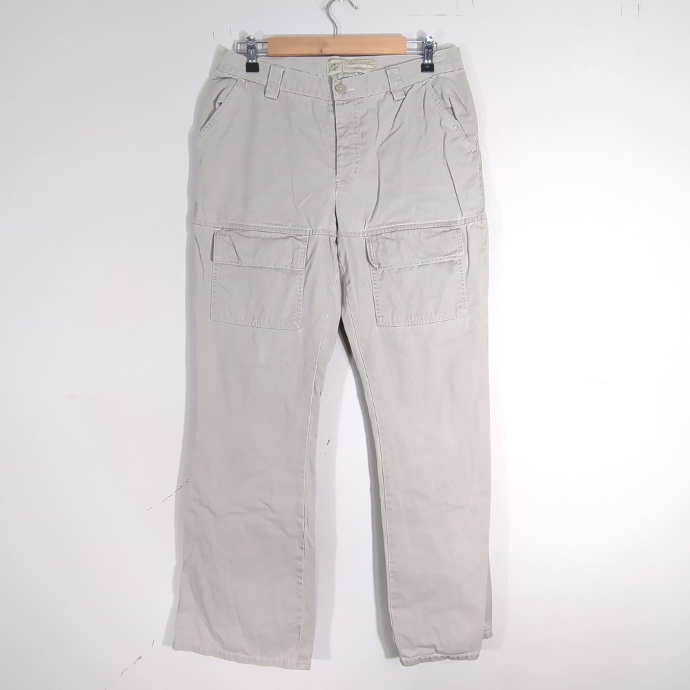Y2K American Eagle Cargo Pants; Straight Leg Cargo Utility Cotton